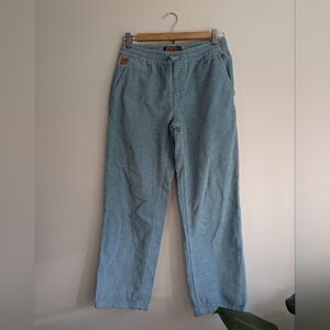 Empyre Kids Johnny Loose Fit Light Blue Corduroy Elastic Waist Skate Pants